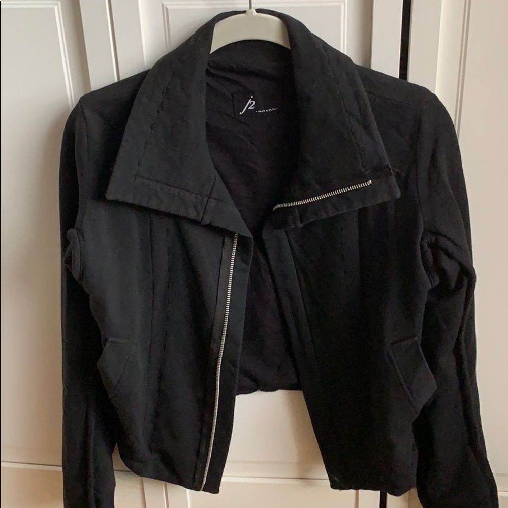 Jacket - J2 Black cotton zip down Size S $45